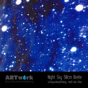ARTwork, Wassertransferdruck, Folie Night Sky, 50cm Breite