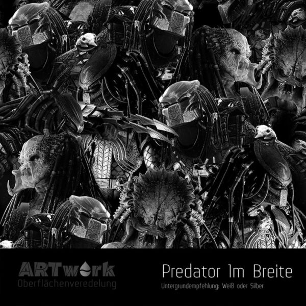 ARTwork, Wassertransferdruck, Folie Predator, 1m Breite