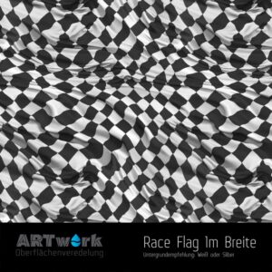 ARTwork, Wassertransferdruck, Folie Race Flag, 1m Breite