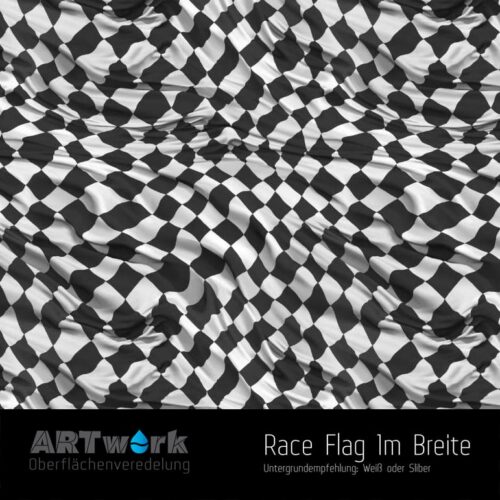 ARTwork, Wassertransferdruck, Folie Race Flag, 1m Breite