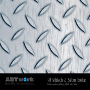 ARTwork, Wassertransferdruck, Folie Riffelblech 2, 50cm Breite