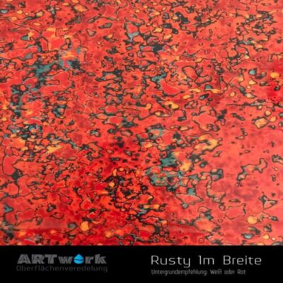 ARTwork, Wassertransferdruck, Folie Rusty, 1m Breite