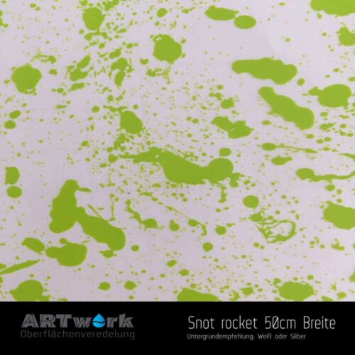 ARTwork, Wassertransferdruck, Folie Snot Rocket, 50cm Breite