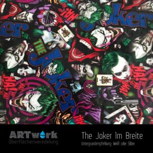 ARTwork, Wassertransferdruck, Folie The Joker, 1m Breite