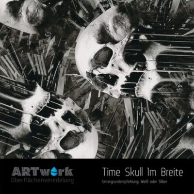 ARTwork, Wassertransferdruck, Folie Time Skull, 1m Breite