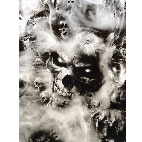 ARTwork, Wassertransferdruck, Folie Vampire Skull, 1m Breite
