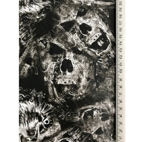 ARTwork, Wassertransferdruck, Folie Wild Skull, 1m Breite