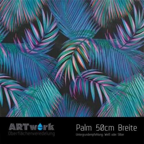 ARTwork, Wassertransferdruck, Folie Palmenblätter, 50cm Breite